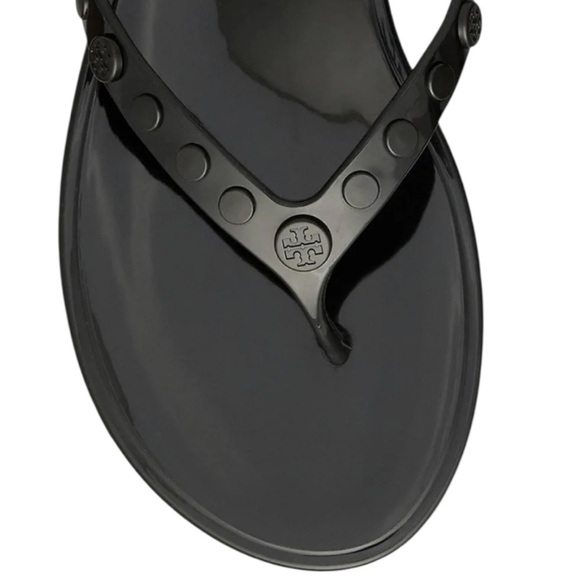 TORY BURCH Women's Studded Jelly Thongs Sandals Flats - Picture 3 of 12